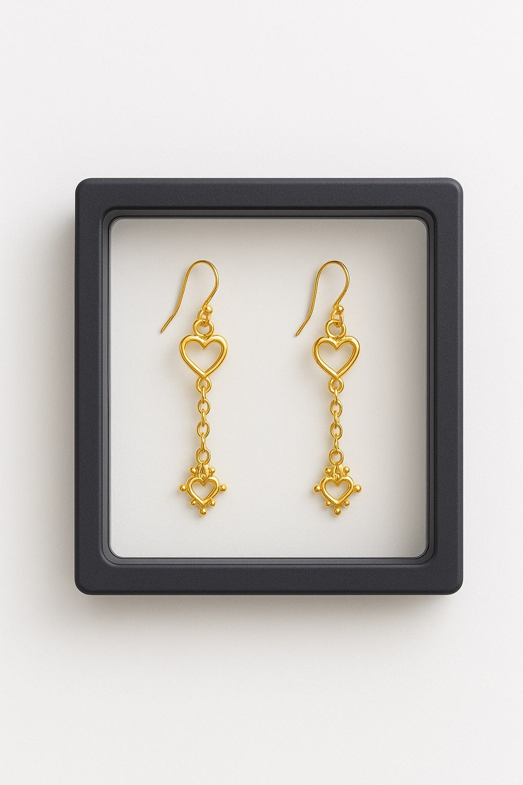 Boucles d'oreilles et chaine sautoir