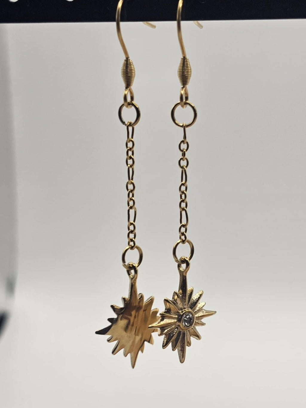 🌹 PIÈCE UNIQUE : BOUCLES D'OREILLES 'ÉTOILE ÉTERNELLE'