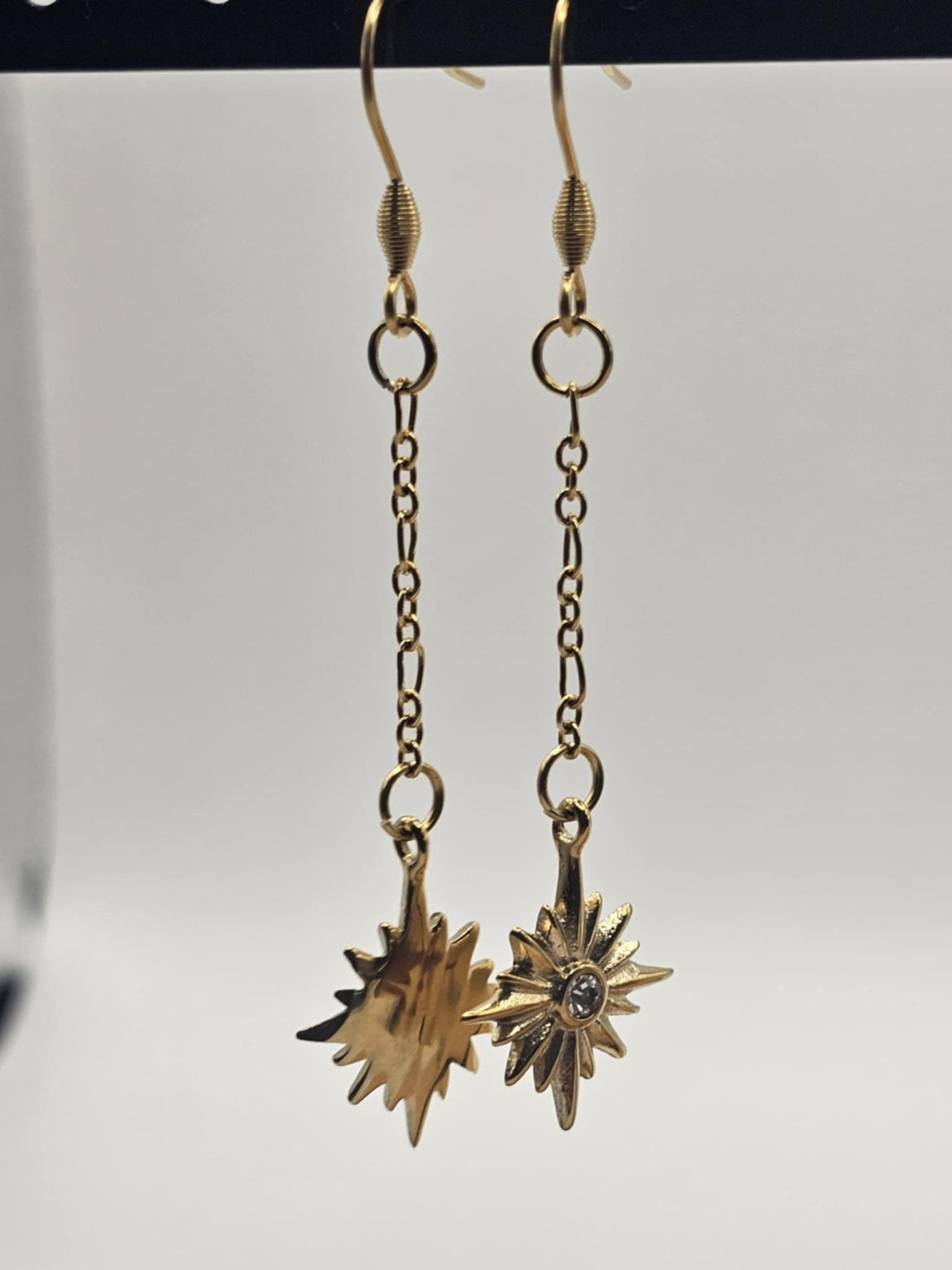 🌹 PIÈCE UNIQUE : BOUCLES D'OREILLES 'ÉTOILE ÉTERNELLE'