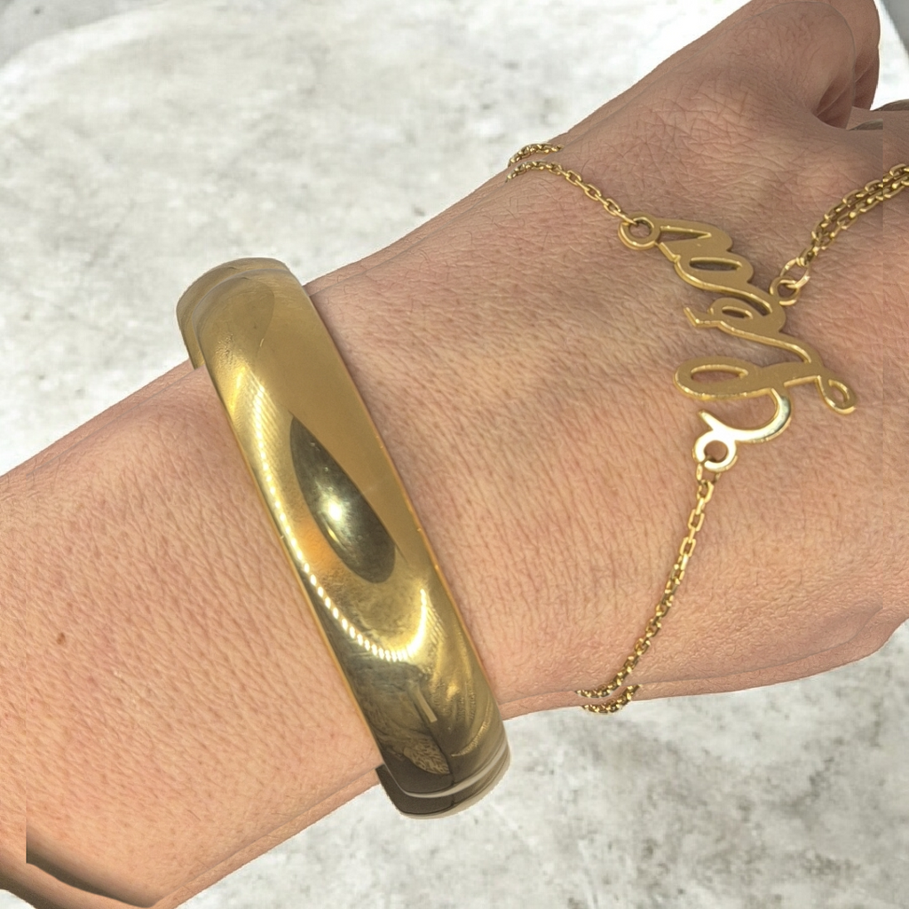 Le Jonc Ruban "Miroir" – Or Brillant