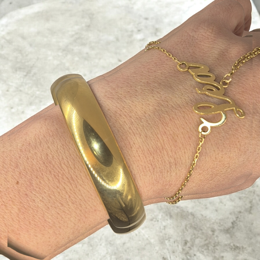 Le Jonc Ruban "Miroir" – Or Brillant