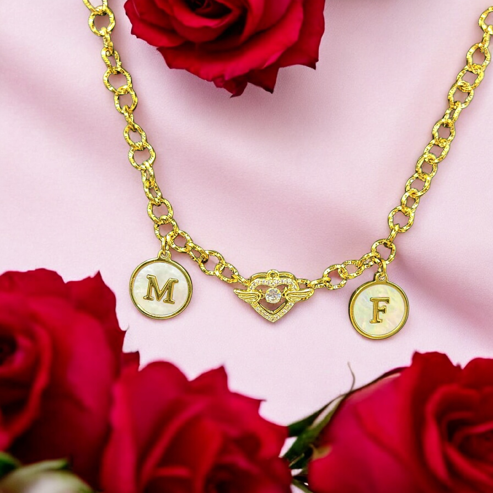 Collier initials , prénoms