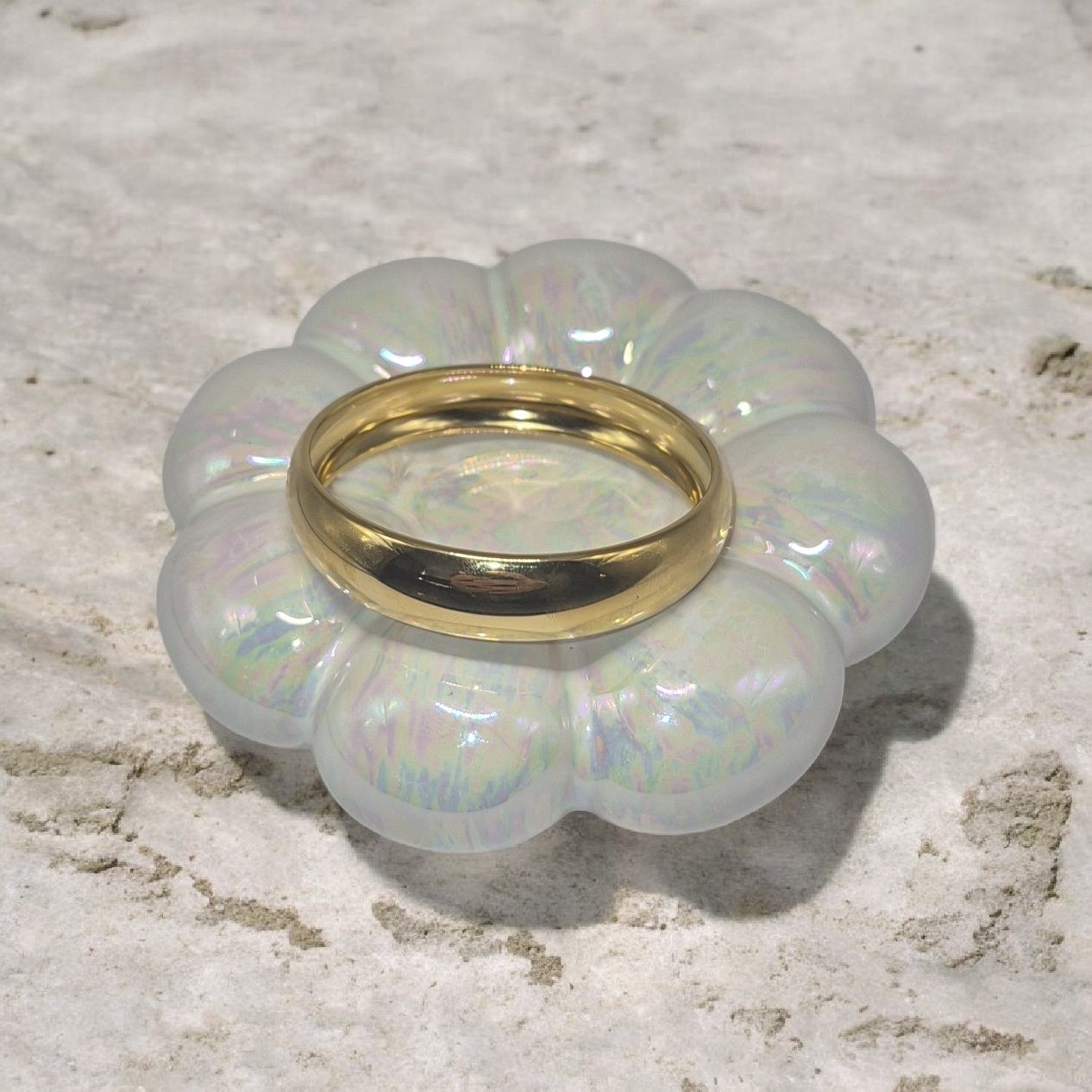 Le Jonc Ruban "Miroir" – Or Brillant