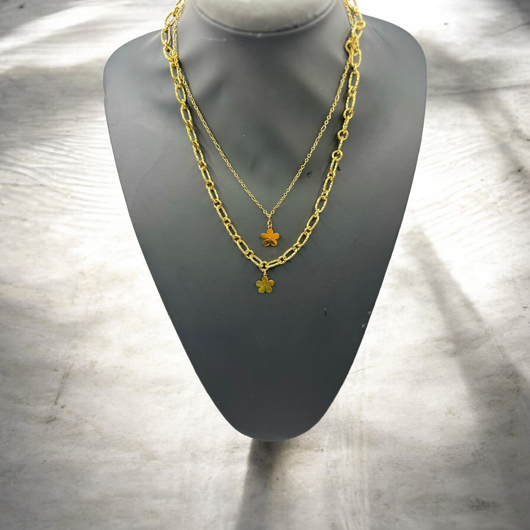 Collier double 'passion & douceur'