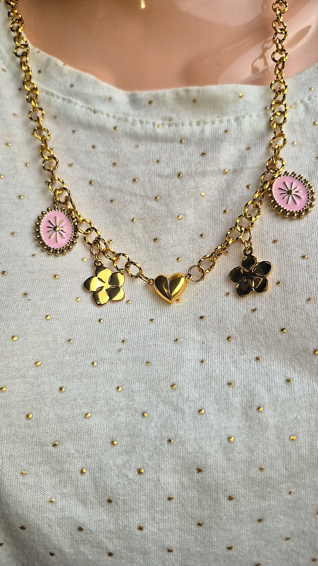 Collier "Jardin de Rose"
