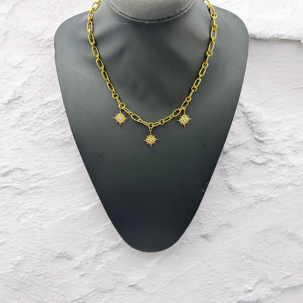 Collier astre d'or : élégance durable🫶