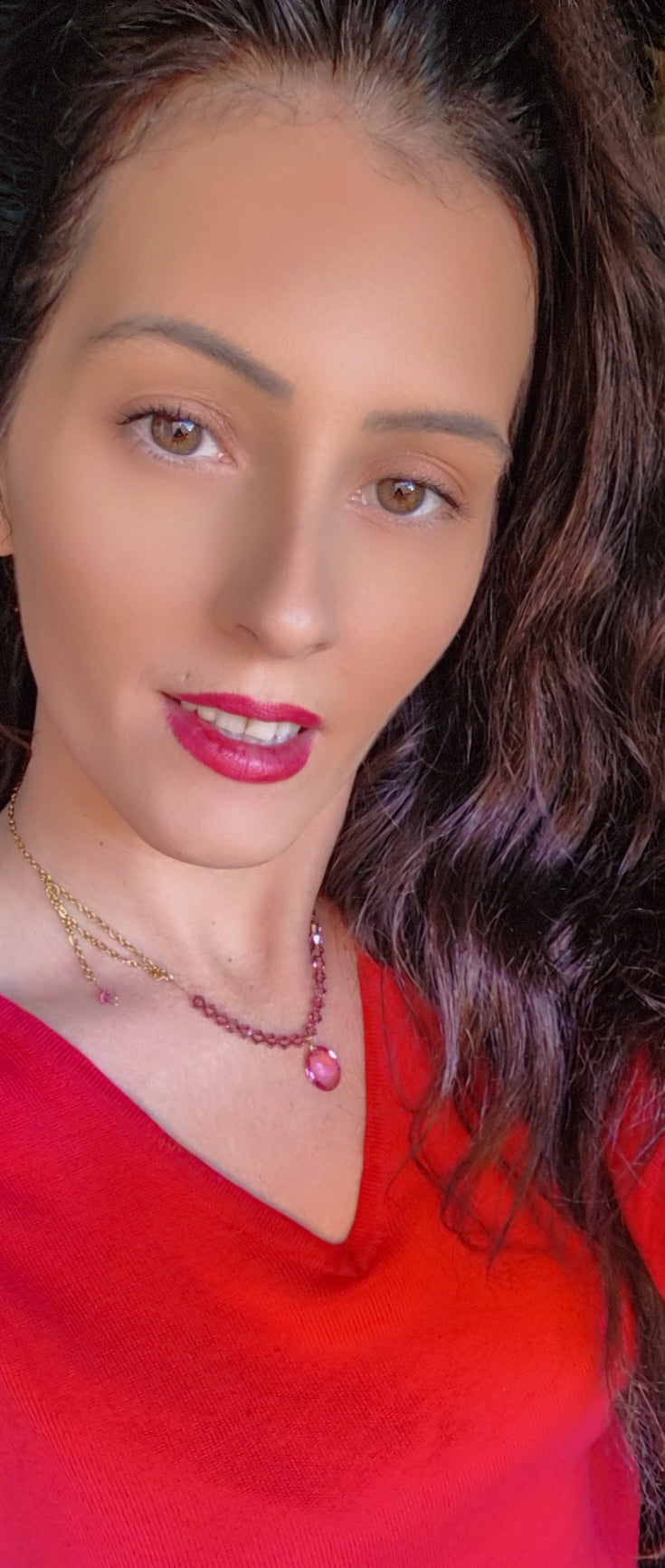 Éclat de swaroski rose violet